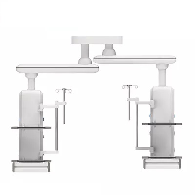 Hospital Operation Romm Furniture Gas Double Columns Multi-arm Combined ICU Medical Bridge Ceiling Pendant